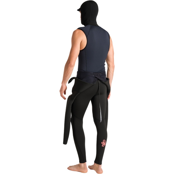 2025 C-Skins Mens Thermal Skins Hooded Vest C-HDIMHC - Black